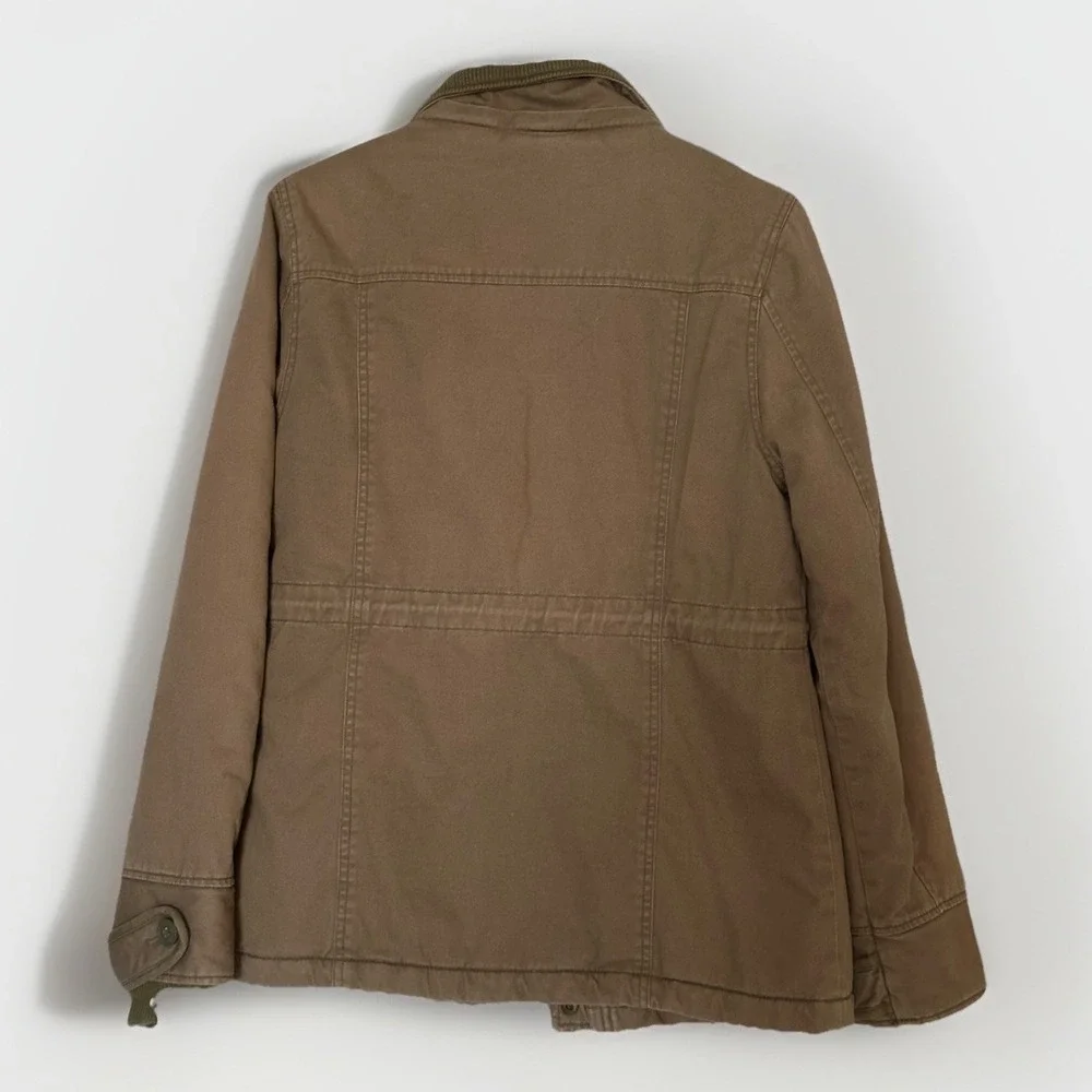 Abercrombie & Fitch New York Brown Military Jacket Women's M Y2K 90s‎ Utility